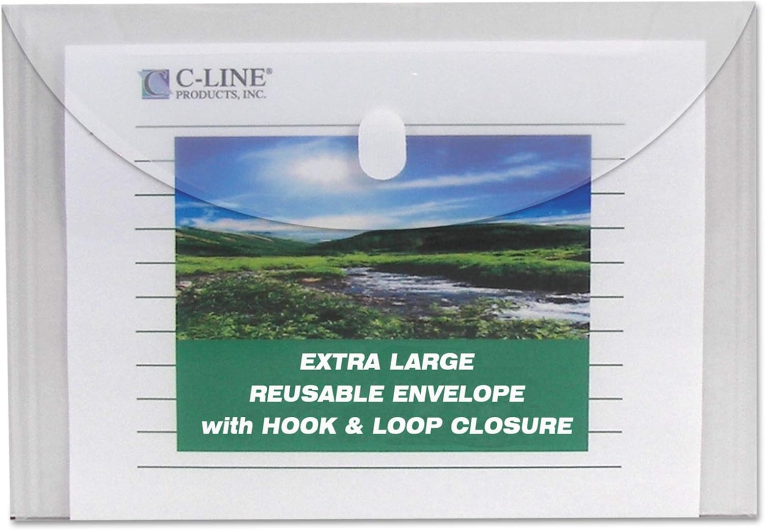 CLine Biodegradable Poly Envelope, Velcro Closure, 9 1/4