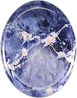 Vista 7 de Rockcloud Paquete de 2 piedras de preocupación, piedras de palma para el pulgar, cristales curativos para la ansiedad, aventurina verde