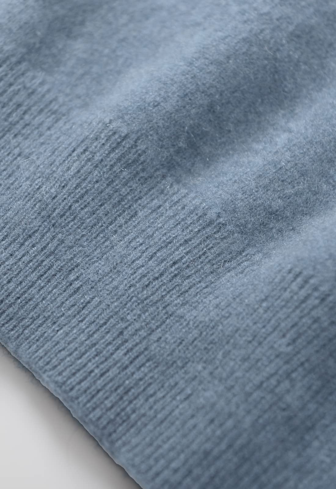 ZHILI Maglia Girocollo da Uomo in Cashmere Tinta Unita Knit