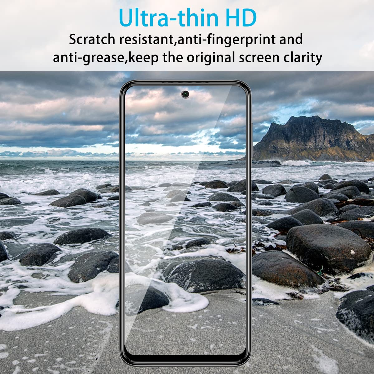 Didisky Lot de 2 Verre Trempé pour Xiaomi Redmi Note 9S, Note 9 Pro, Note 9 Pro Max, 9H