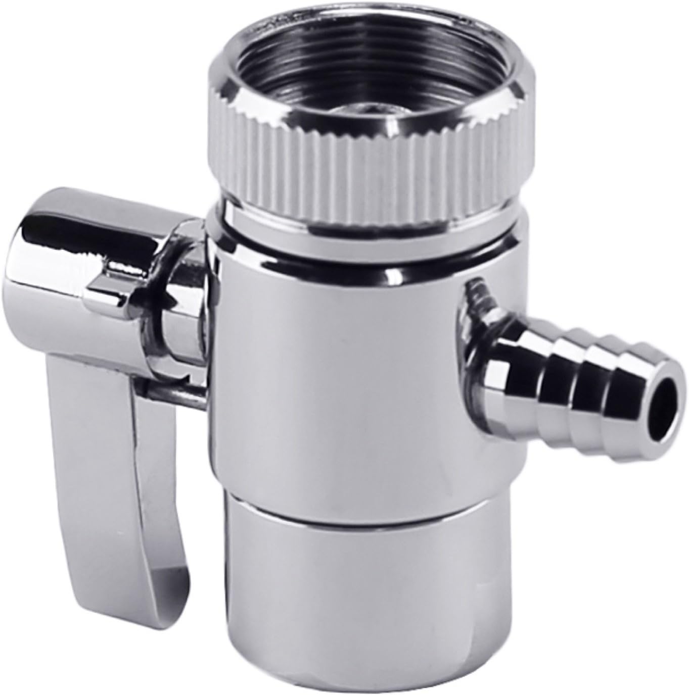 LASCO 09-2135 Aerator With Push Button Diverter And 5/16-Inch Barb Outlet, Chrome Plated