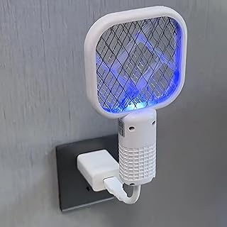 Fly killer - a high-efficiency compressed electronic device, designed for maximum protection of insects (multi-colored).