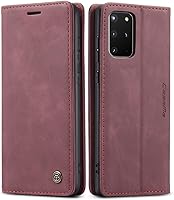 Vista 23 de SINIANL Funda de piel para Galaxy S22+ 5G, funda plegable con función atril magnético, ranuras para tarjetas, funda protectora para Galaxy S22+ 5G