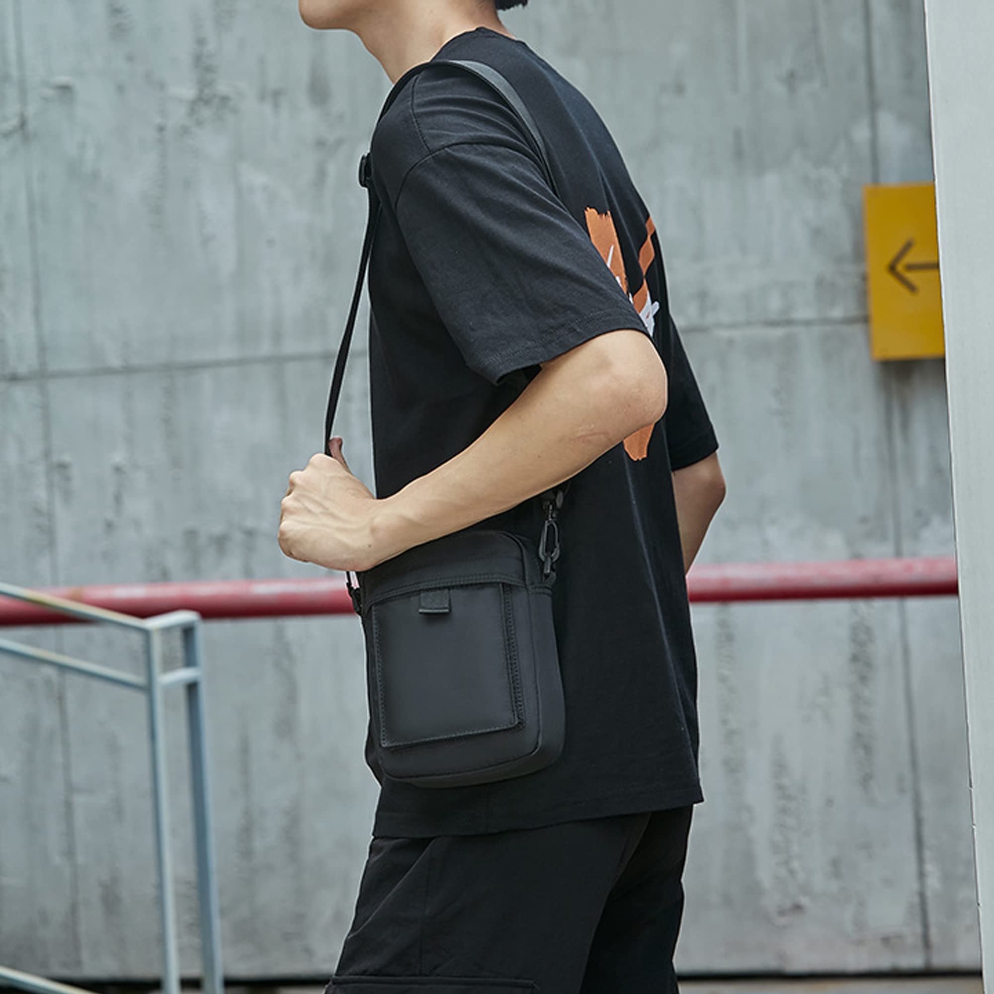Borsa A Tracolla Unisex Piccola In Nylon – Impermeabile, Leggera, Per Viaggio E Casual - Foto 2