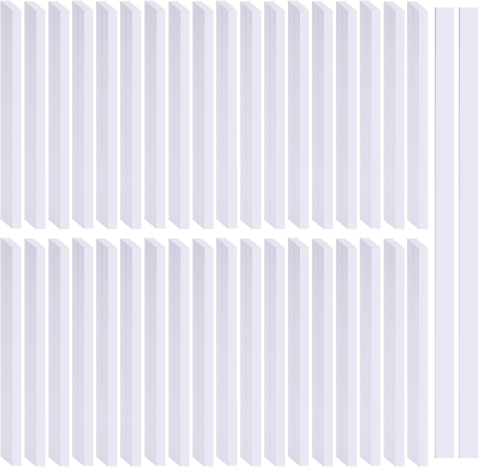 Landhoow 400 Pcs Perfume Tester Strips White Fragrance Paper Strips, Perfume Scent Cologne Test Card Aromatherapy Blotter for Essential Fragrance Oil Smell