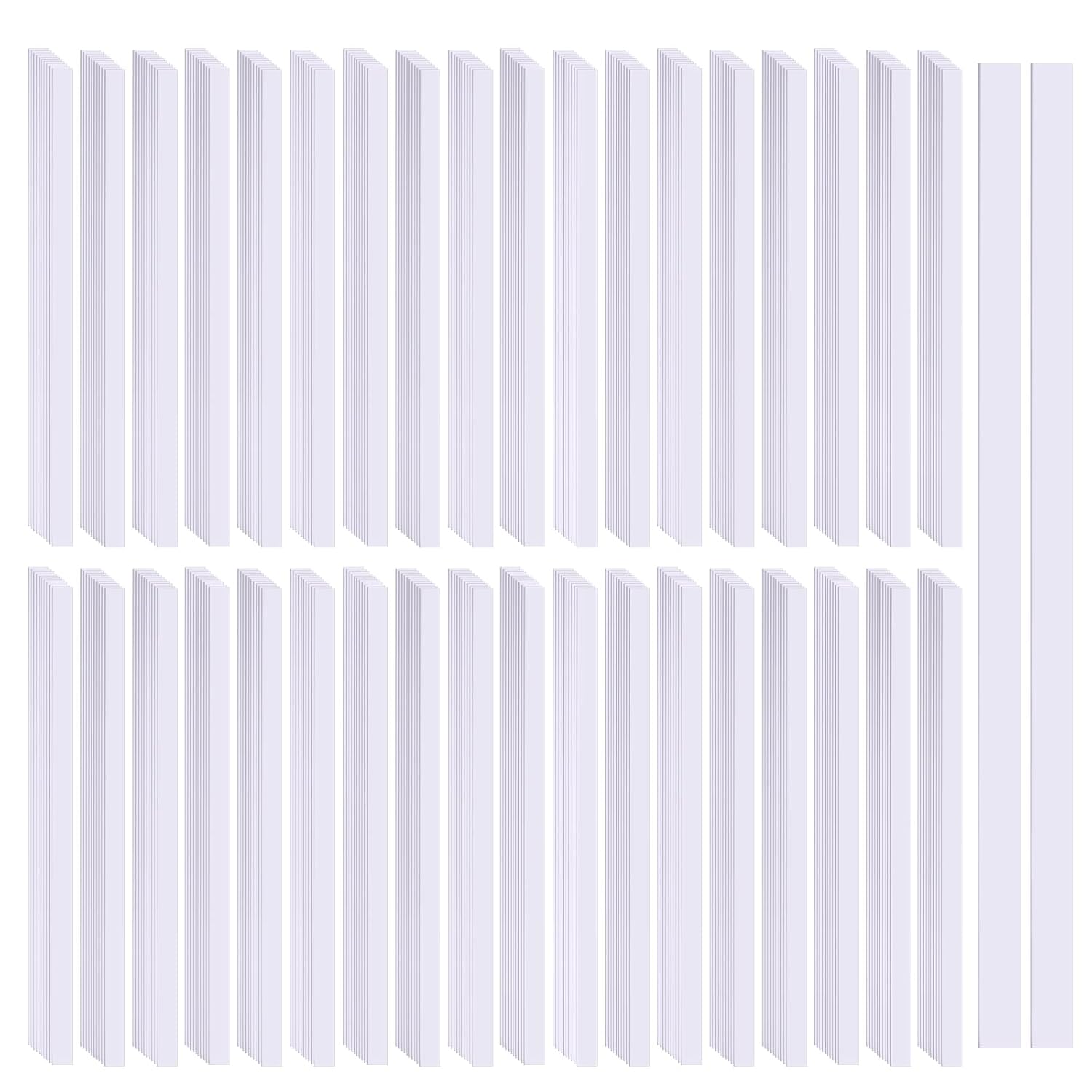Landhoow 400 Pcs Perfume Tester Strips White Fragrance Paper Strips, Perfume Scent Cologne Test Card Aromatherapy Blotter for Essential Fragrance Oil Smell