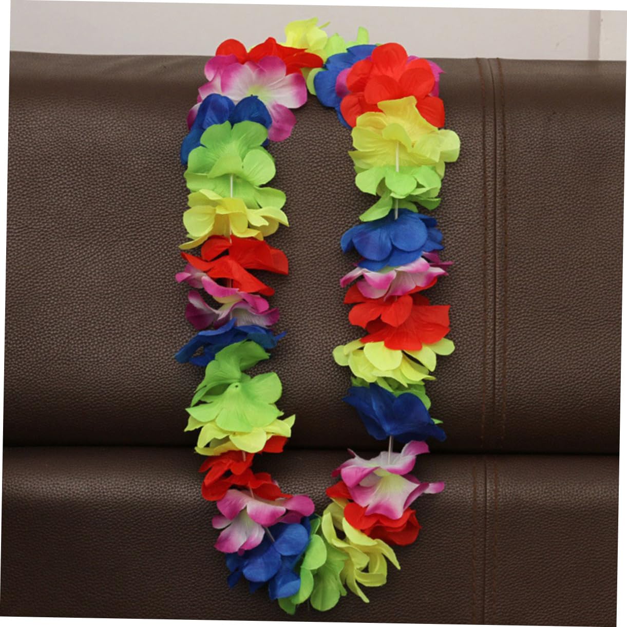 Ciieeo 20 Piezas Guirnaldas Hawaianas Collar Hawaiano Leis Collar Playa Collares Hawaianos Collar Hojas Suministros para Fiestas Hawaianas Flores Hawaianas Constituir Combinación