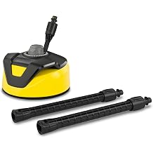 Karcher T-Racer T 5 Surface Cleaner Splash Protection, for Large Areas, Two Flat Jet nozzles, Handle for Vertical Work, Black-Yellow