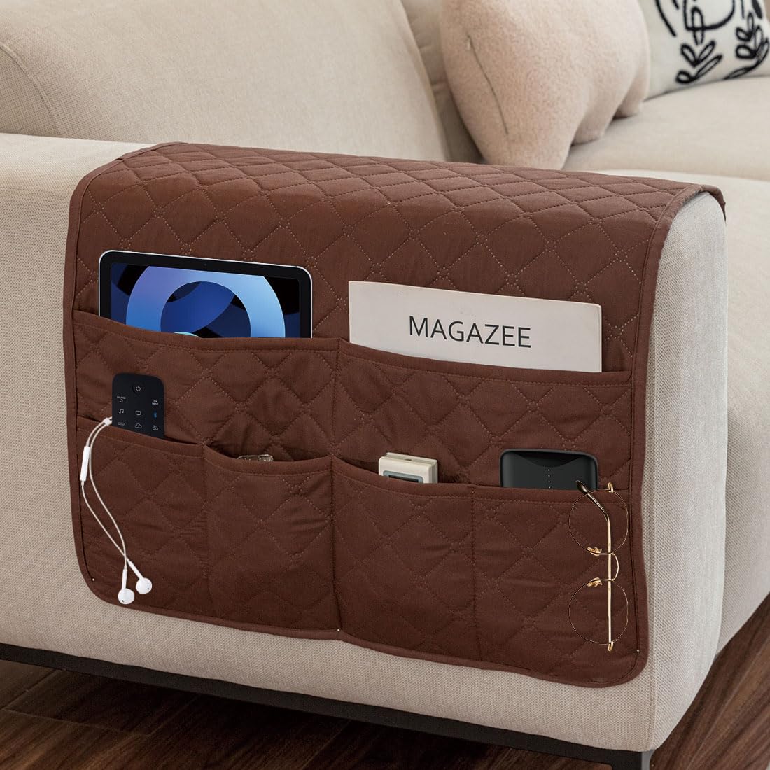 Photo 1 of Buenanir Sofa Armrest Organizer Coffee