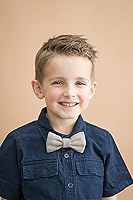 Vista 26 de Handmade Pre-Tied Clip on Bow Tie for Baby to Young Boy