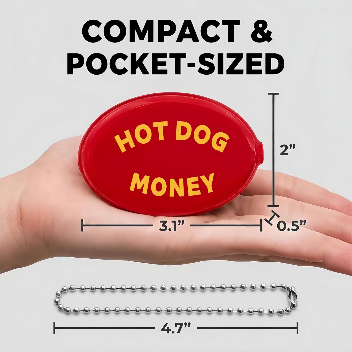 Rubber Squeeze Coin Pouch Hot Dog Money Change Purse image 5