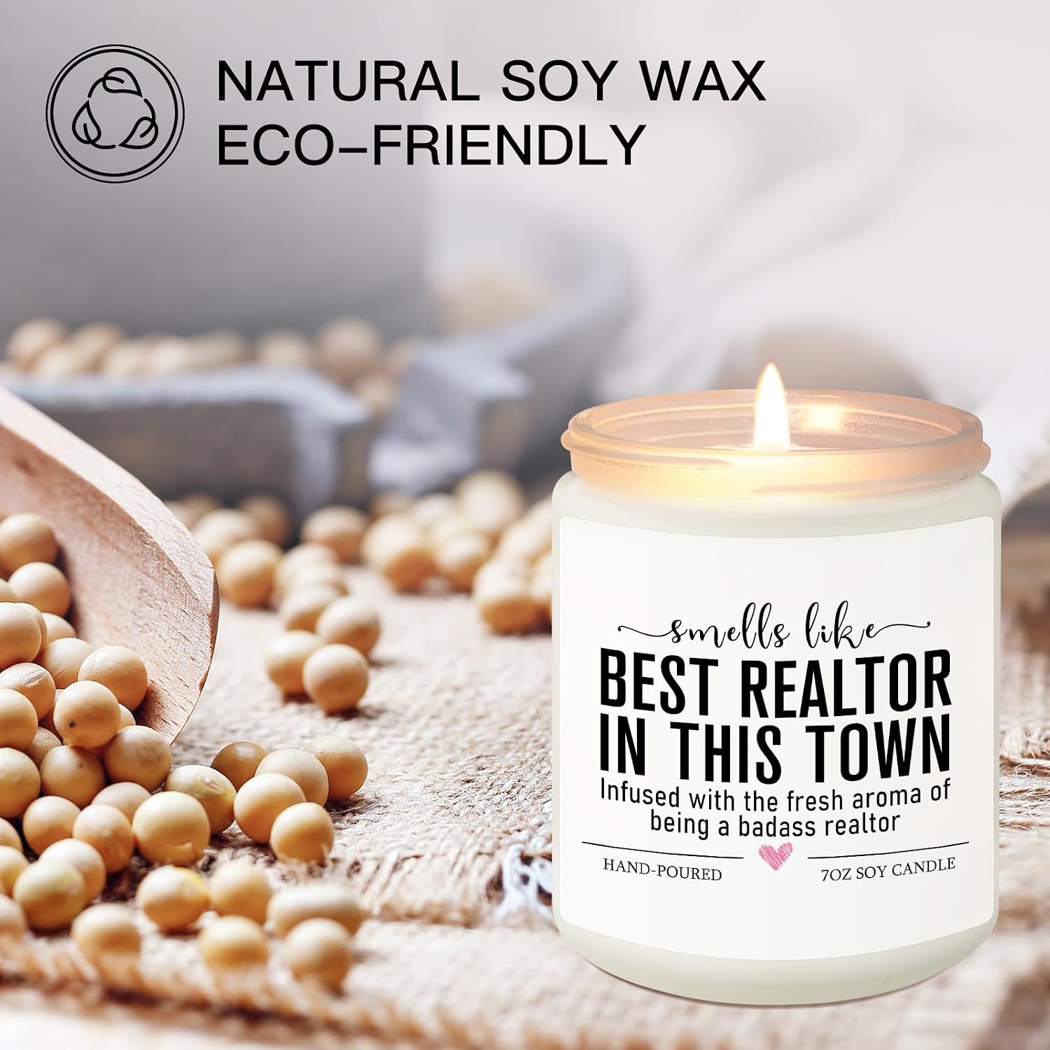 Funny Realtor Candle, Realtor Gifts for Women Men, Real Estate Agent Gifts