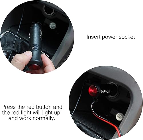 Miniatura 4 de Cinta LED roja de carcasa blanca 12V Coche Taxi Cabina Señal de techo Lámpara de luz magnética con cables de alimentación de encendedor de