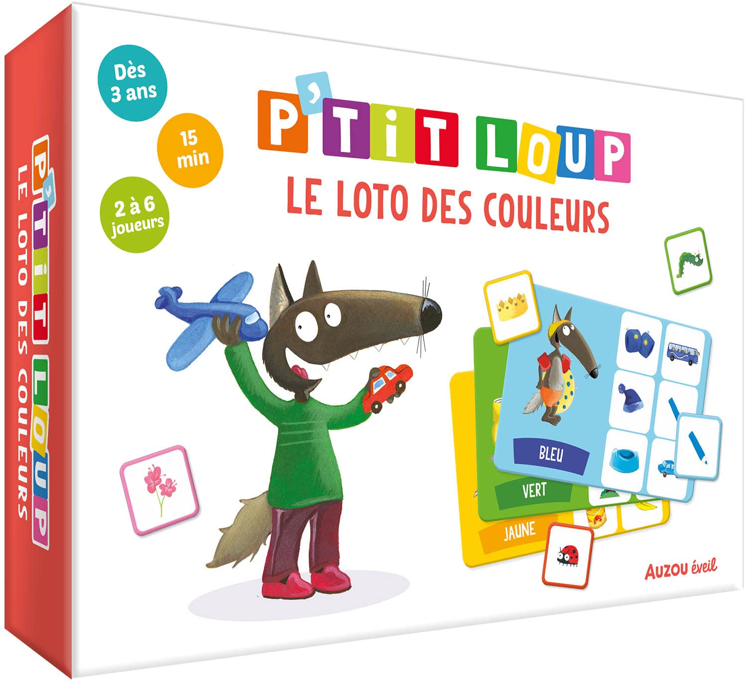 P'tit Loup - Le loto des couleurs, Multicolored, Small