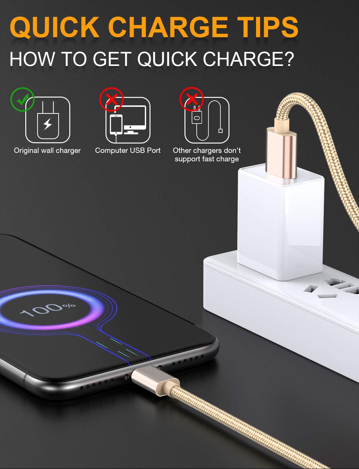 OULUOQI USB Type C Cable