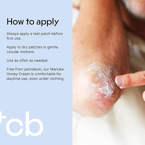 Miniatura 9 de Crema de miel para picor por sequedad, agretamiento e irritación de la piel. Tratamiento de avena de Manuka&Colloidal para dermatitis, herpes