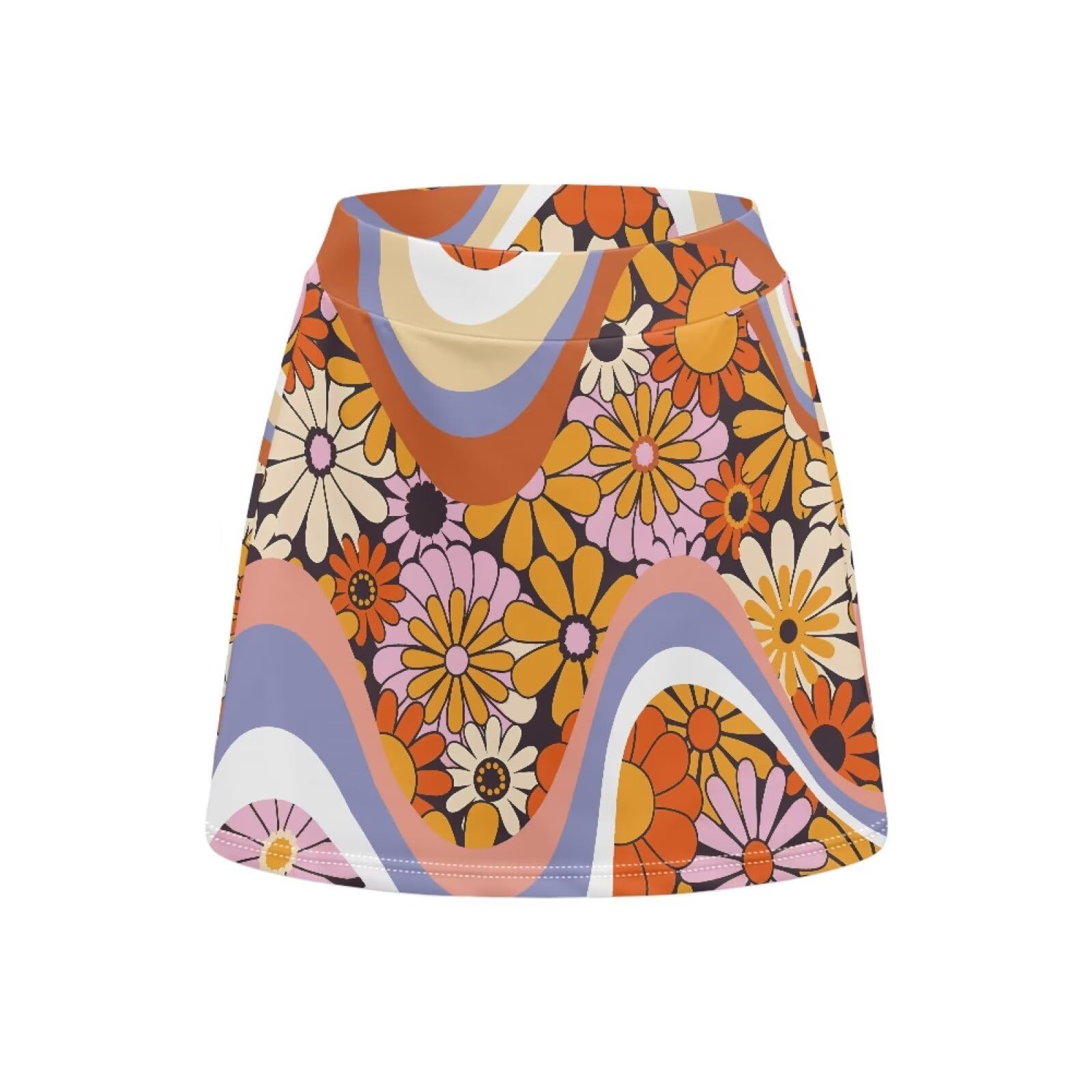 POLERO Jupe-short de golf taille haute pour femme - Jupe athlétique de pickleball avec poche courte
