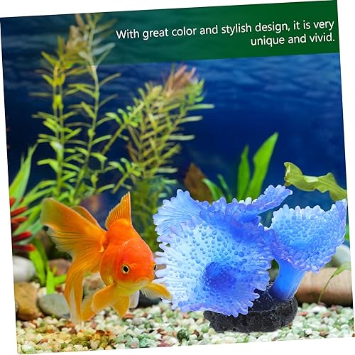 Miniatura 4 de Luxshiny Artificial hydroponic Plants Accessories Delicate Faux Plants sea Urchin Aquarium Decorations Decorate Aquarium Accessory Coral Doll Fish