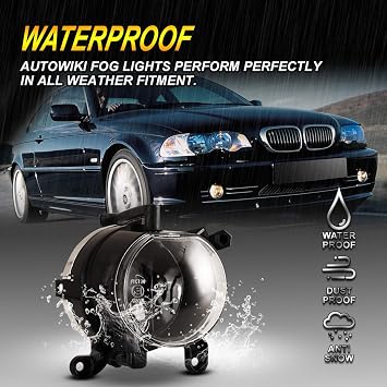 Fog Light Assembly for 1999-2003 BMW 3 series E46(cpe/conv)