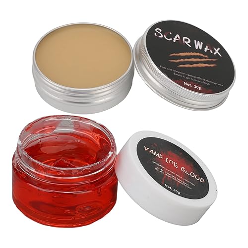 Miniatura 1 de Makeup Kit Scars Wax SFX Zombie Make Up Halloween Special Effects Wound Modeling Skin Wax with Spatula Coagulated Blood Gel For Halloween Festival