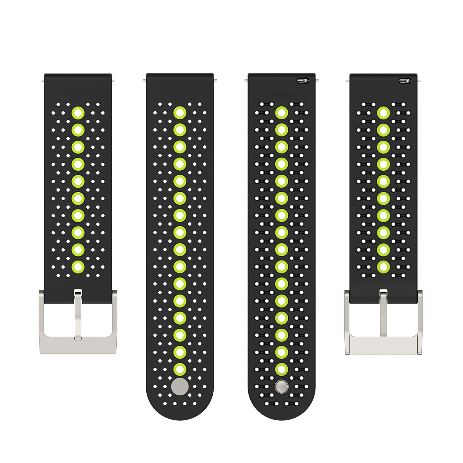 Bandas de silicona de 22 mm compatibles con Suunto 9 Peak, pulsera de repuesto para Suunto 9 Peak (paquete de 5)