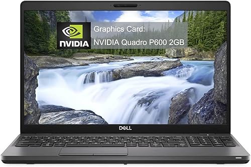 Dell Precision 3530 Workstation FHD Laptop, NVIDIA Quadro P600 2GB, Intel i7-8850H, 32 GB RAM, SSD de 512 GB, teclado retroiluminado, Windows 10 Pro