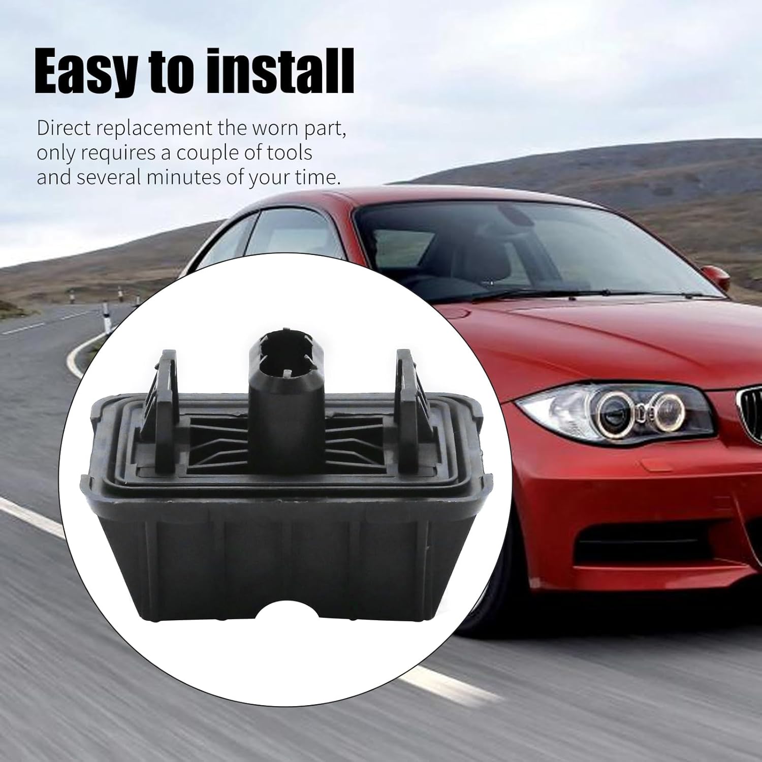 Anxingo 4Pcs 51717237195 Lift Support Car Jack Pad, Replacement for BMW E82 E90 F10 F07 F02 E84 Replaces 51717123311 45696