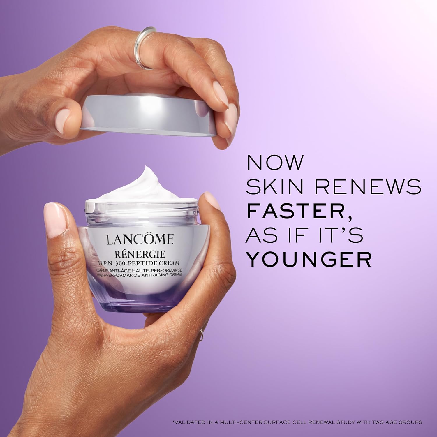 Lancôme​ Rénergie H.P.N 300-Peptide Face Cream - With Hyaluronic Acid & Niacinamide - Helps Visibly Reduce Lower Face Sagging, Wrinkles, & Dark Spots, 1 Oz. - Image 6