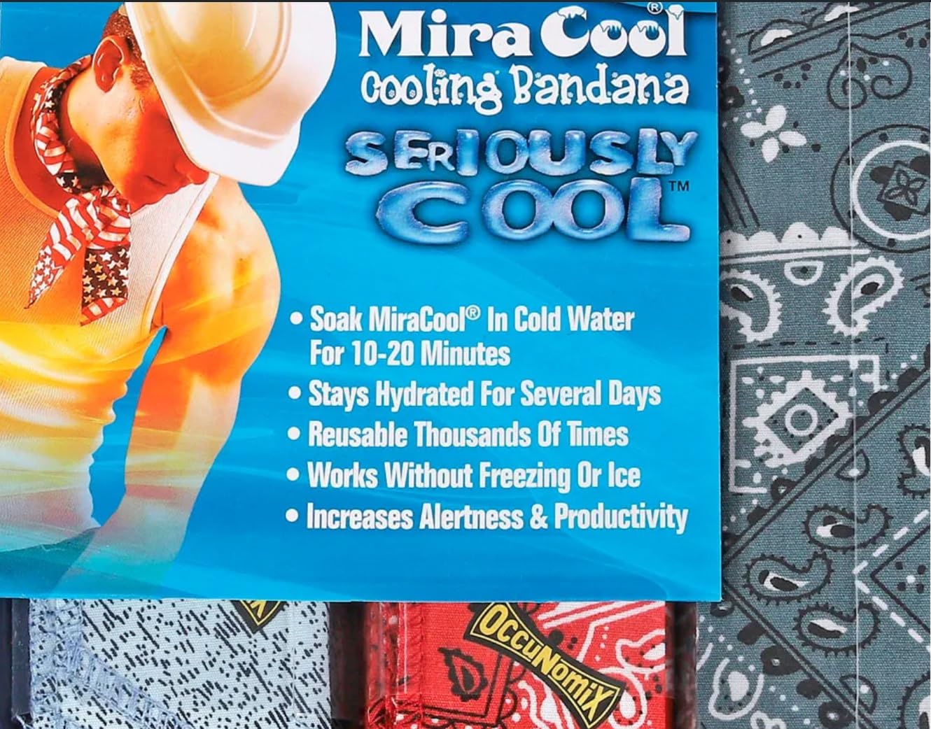 OccuNomix MiraCool 940B-24 Bandana, colori assortiti, confezione da 24