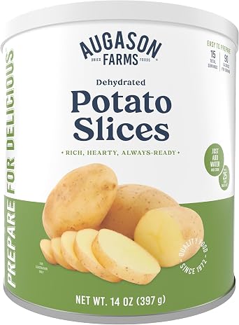 Augason Farms Dehydrated Potato Slices, 20 oz by Augason Farms