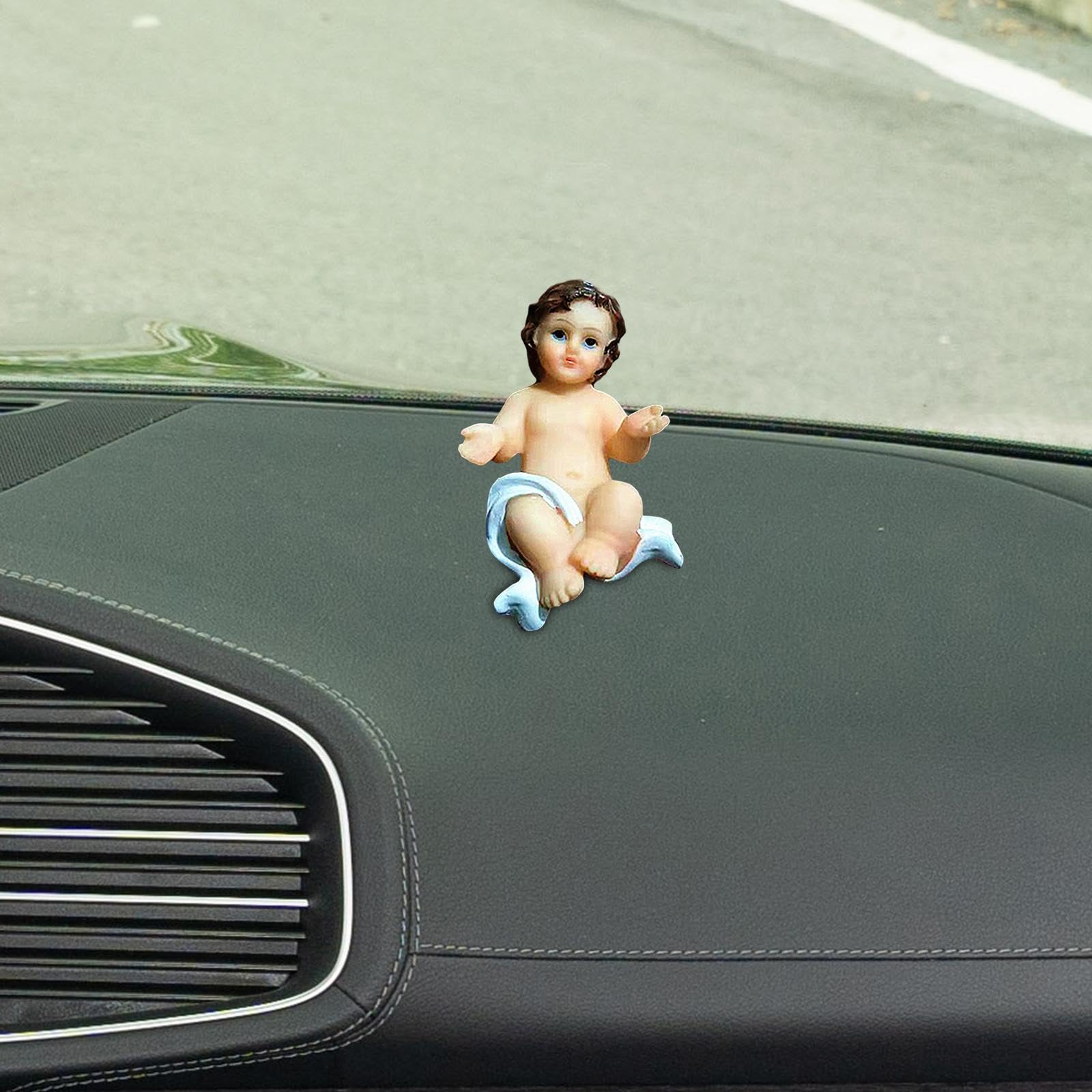 Petites Figurines De Crèche,Statue Religieuse De Bureau - Ornement De