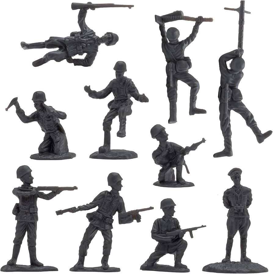 Amazon.com: BMC WW2 Secret Stronghold - 36pc Plastic Army Men