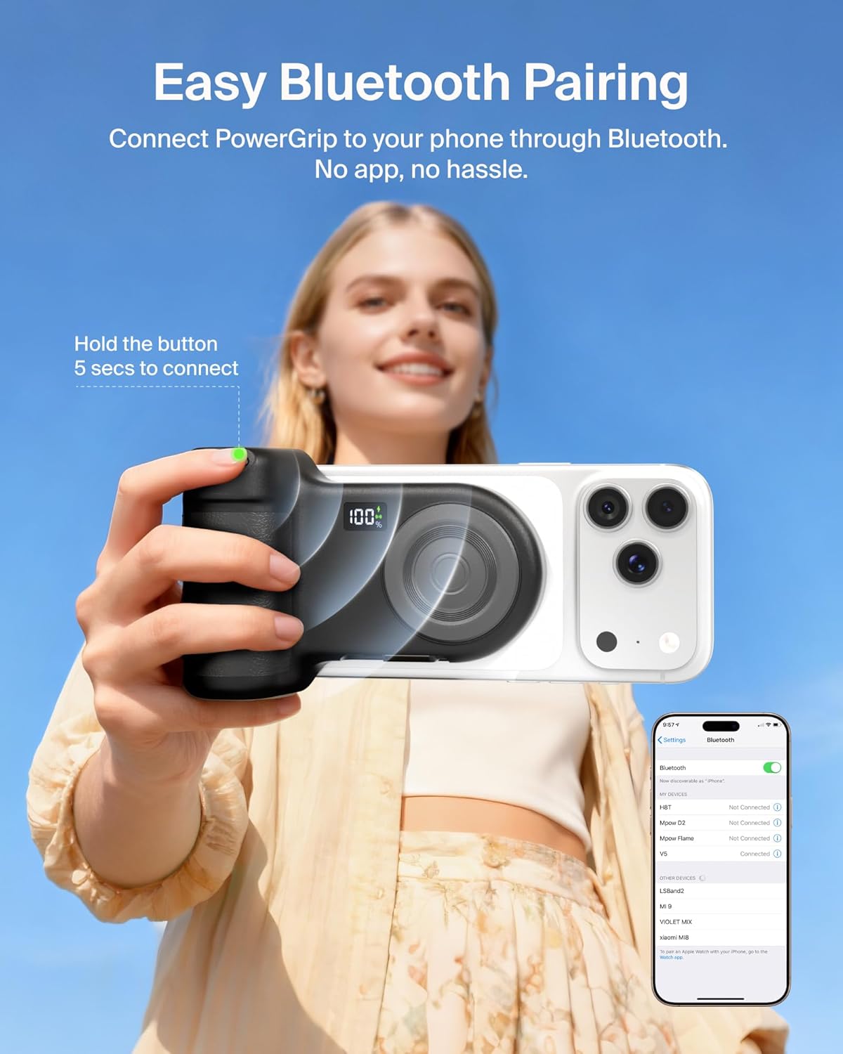 Belkin Magnetic Wireless Charging Camera Grip - Image 8