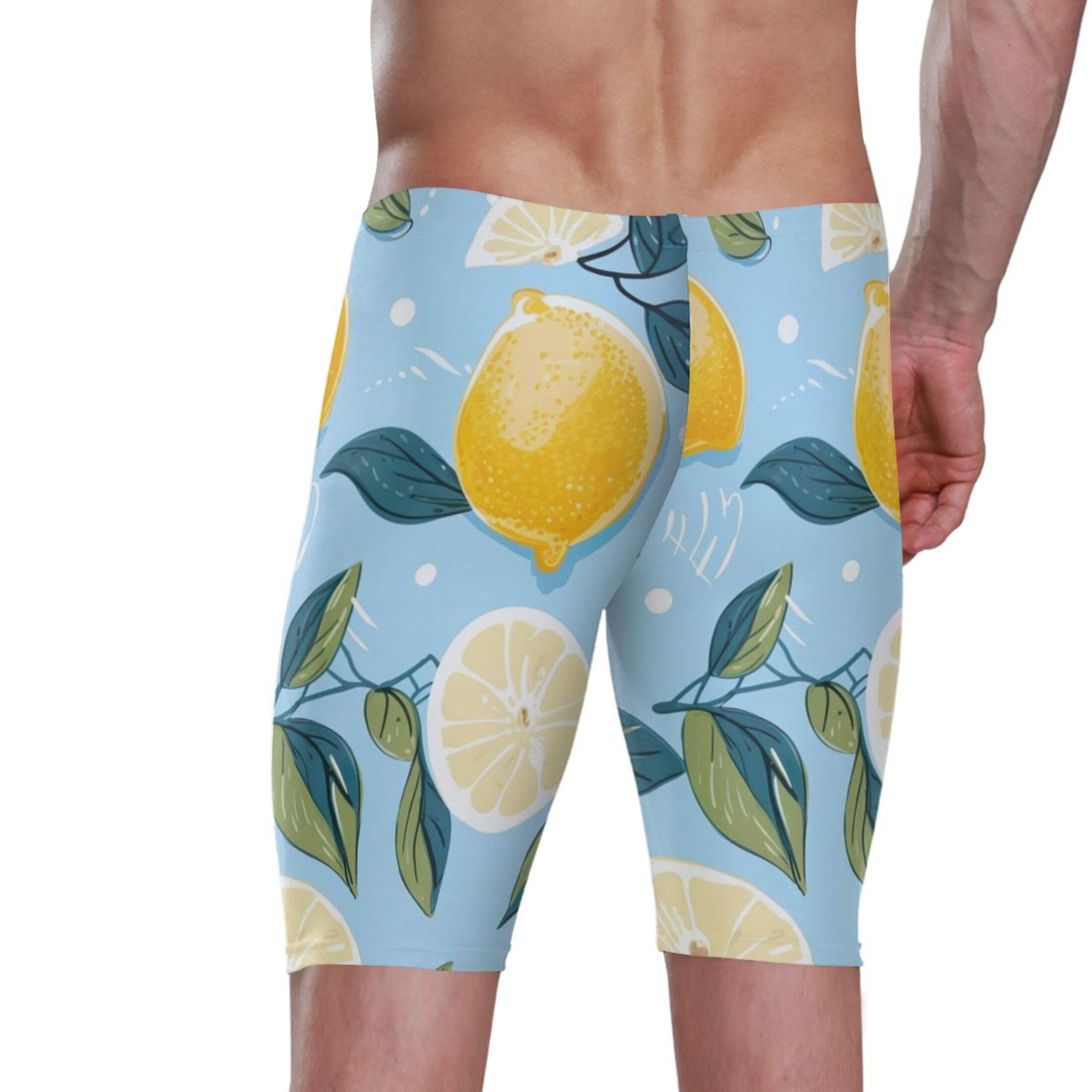 UMIRIKO Lemon Mens Swim Jammers Swimsuit XL B0401804