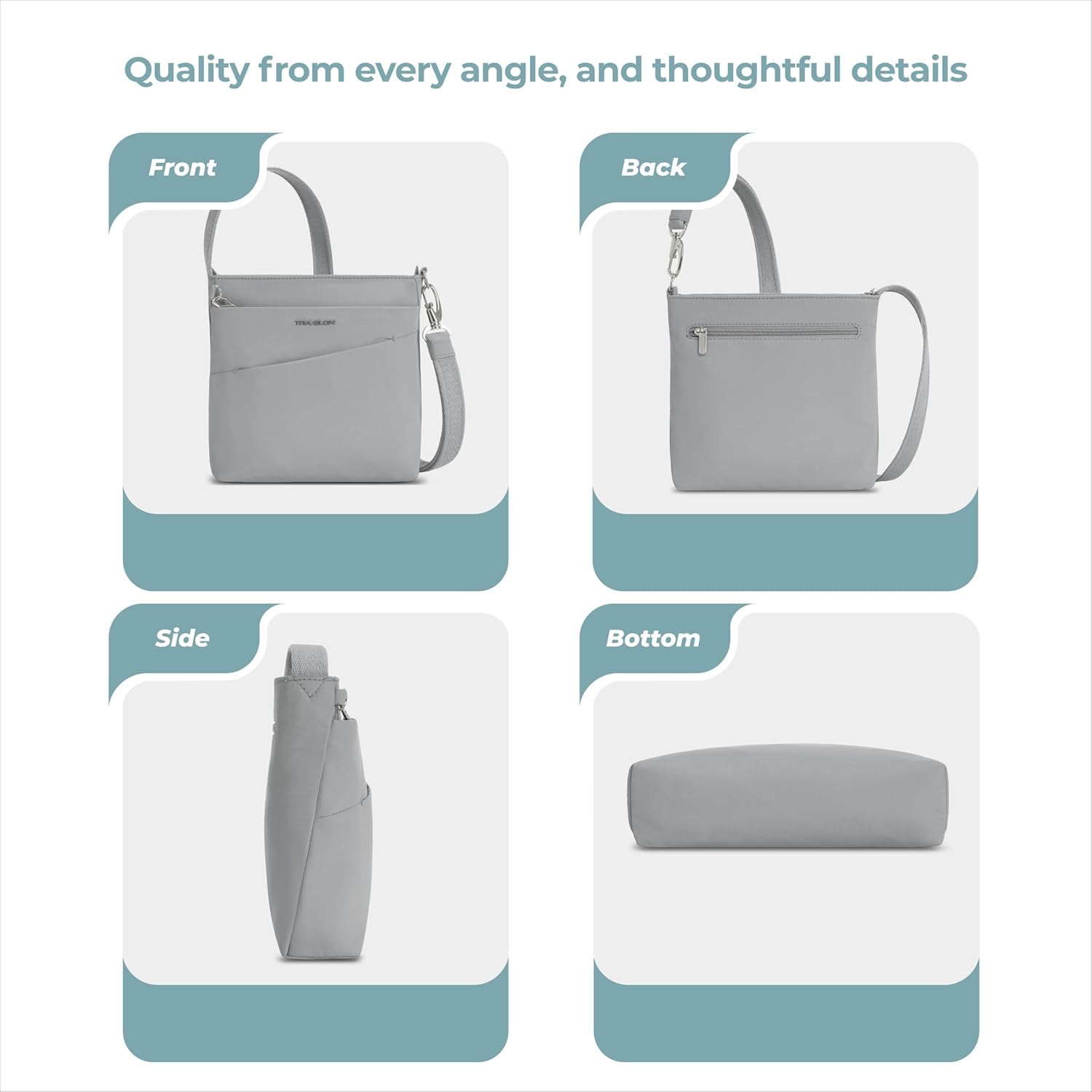 Travelon Anti-Theft Roam Small Crossbody - Image 5