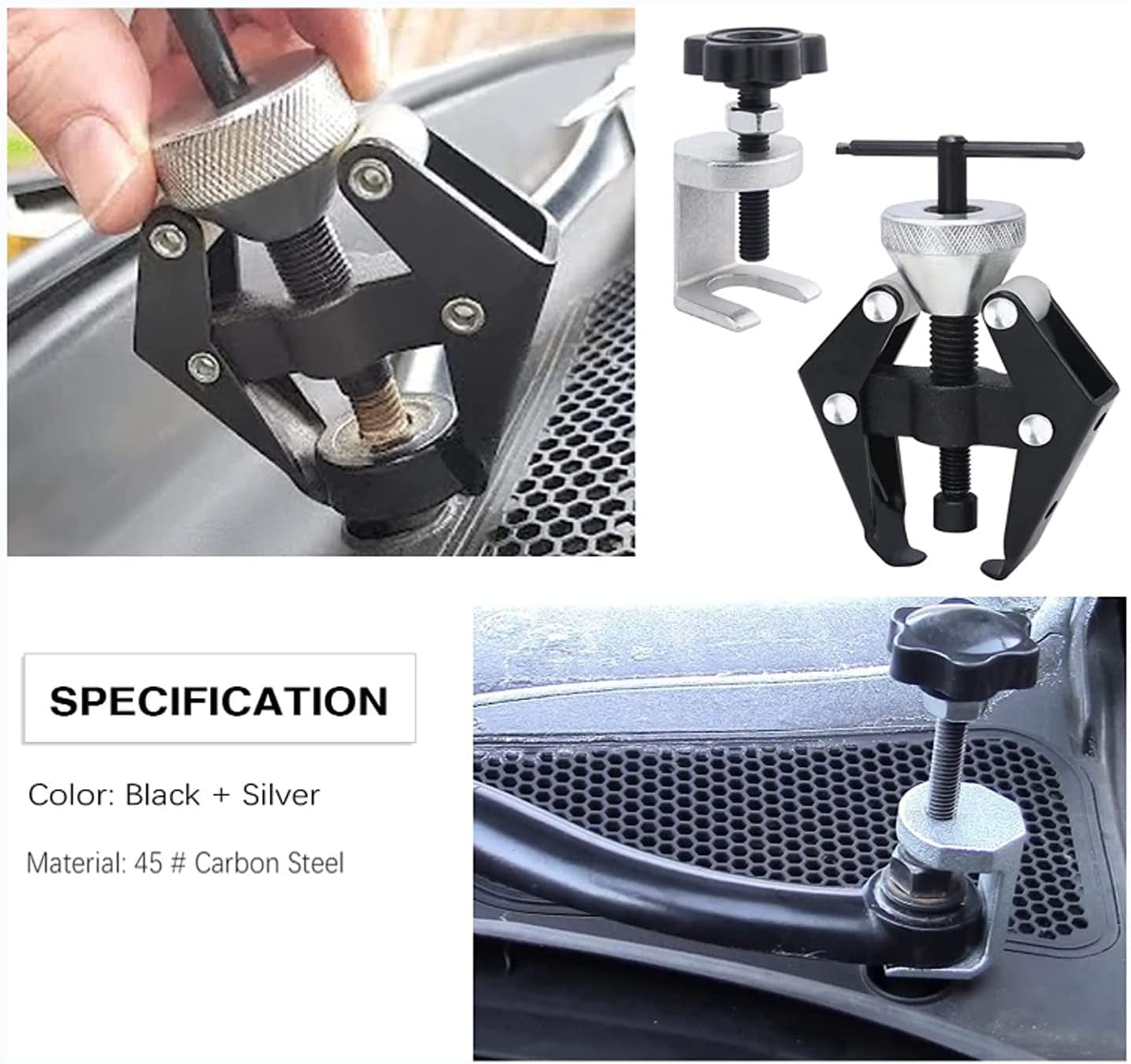 Battery Terminal Removal Tool Wiper Arm Puller Windshield Wiper Arm Removal Tool-Heavy Duty Construction Universal Suitable for Car Battery & Alternator Terminals & Bolted-on Windscreen Wiper Arms : Automotive