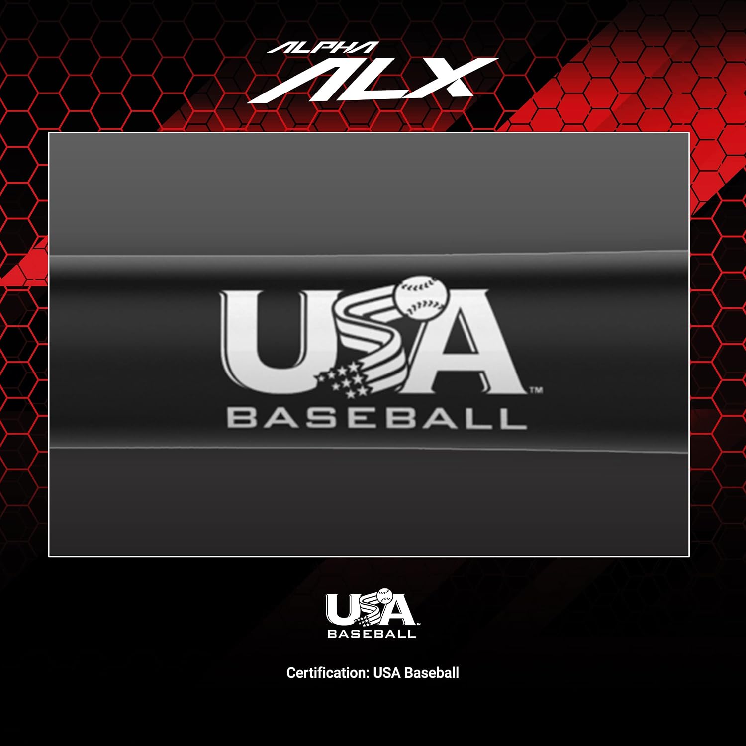 Easton | ALPHA ALX Baseball Bat | USA | -11 / -8 Drop | 2 5/8" Barrel | 1 Pc. Aluminum