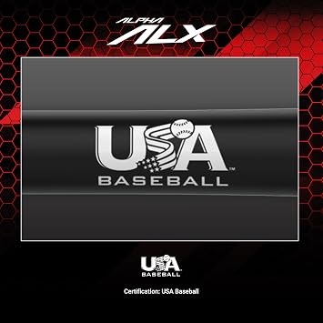 Easton | Alpha ALX Baseball Bat | USA | 28 | -11 | Black/Red