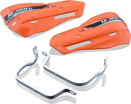 Miniatura 10 de MCHMFG Paramanos universales para motocross con empuñaduras, protector de mano de motocicleta para ATV Quard, kit de carreras de Pit Bike