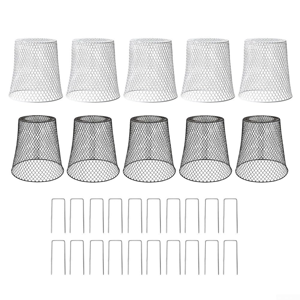 Coperture per piante da giardino, confezione da 10 con pali a U per proteggere le tue piante