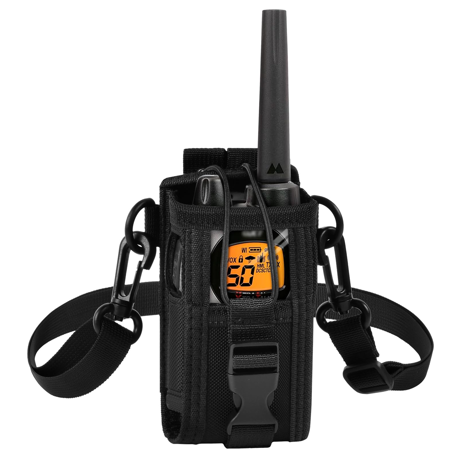 ANKHOH Radio Holster Pouch Compatible with GXT1000VP4 50 Channel GMRS Two-Way Radio, Long Range Walkie Talkie Case, Storage Holder with Adjustable