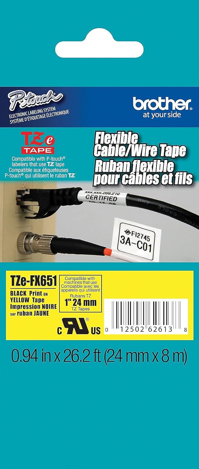 P-Touch Flexible Tape Cartridge for P-Touch Labelers