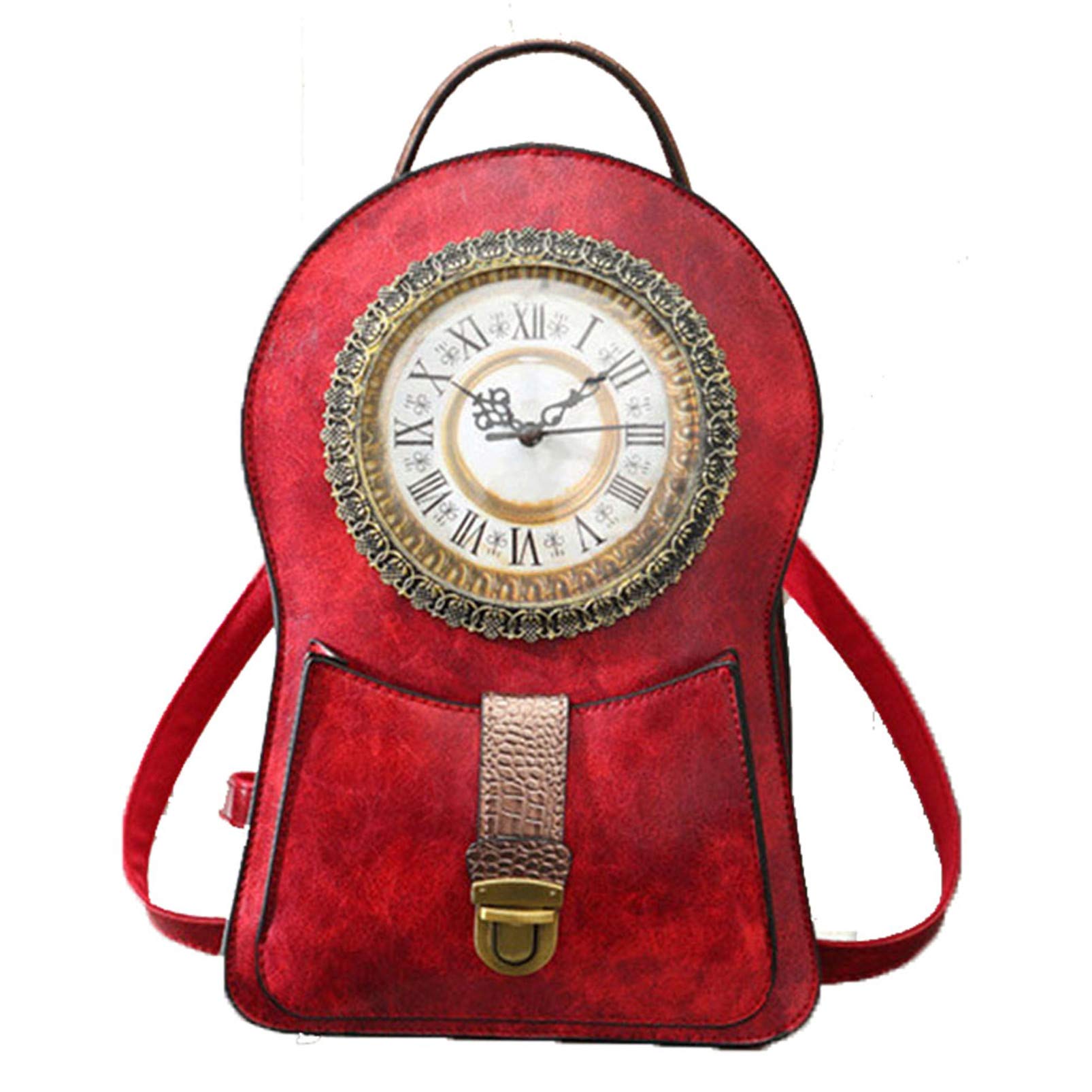 Women's Real Working Clock Bag, Workable Clock Crossbody Handbag Time Function Collection Shoulder Dropship Bag