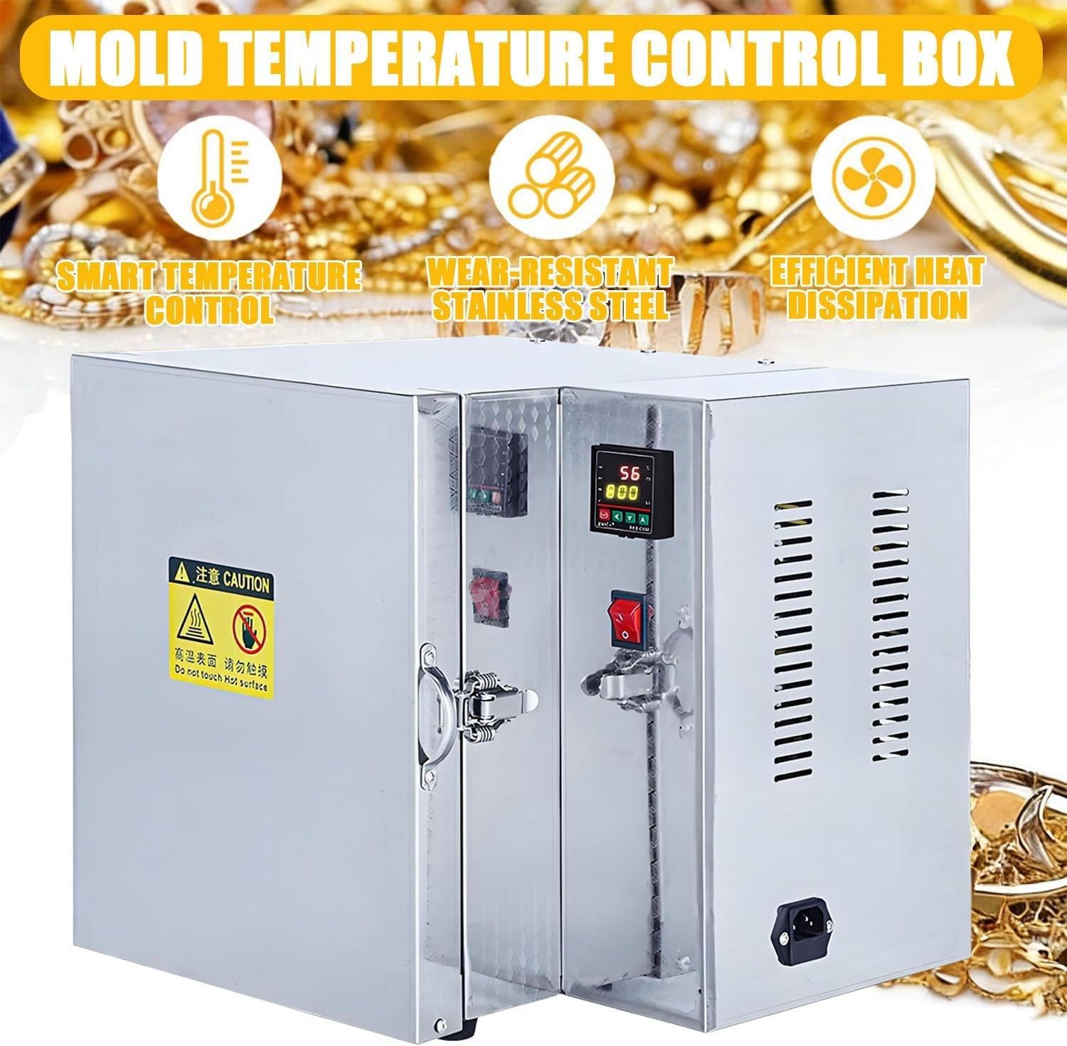 1500-W-Elektro-Ausbrennofen, Elektro-Schmelzofen Für Metalle, 800℃ Brennofen, Geschlossene Labor-Muffelöfen, Geschlossener Hochtemperatur-Laborofen