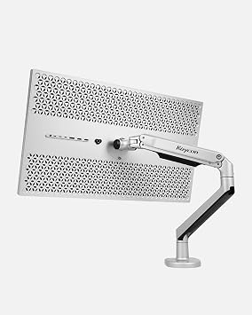 Monitor Arm, ZeroGravity Height Adjustable Monitor Mount, 285mm Lift Range,360 Rotatable Aluminum Monitor Stand for 311kg Screens,Ergonomic Desk Mount for Gaming,Office & Content Creation