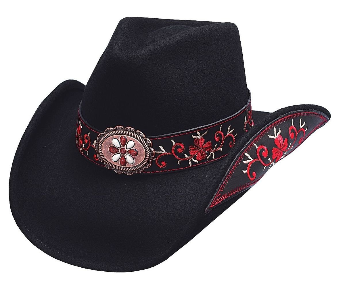 Bullhide Women's All For Good Wool Cowboy Hat Red Large