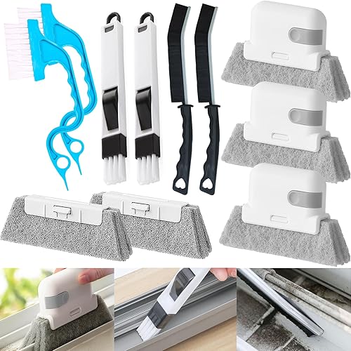 Window Sill Cleaner Tool - 11 Pcs Magic Door Window