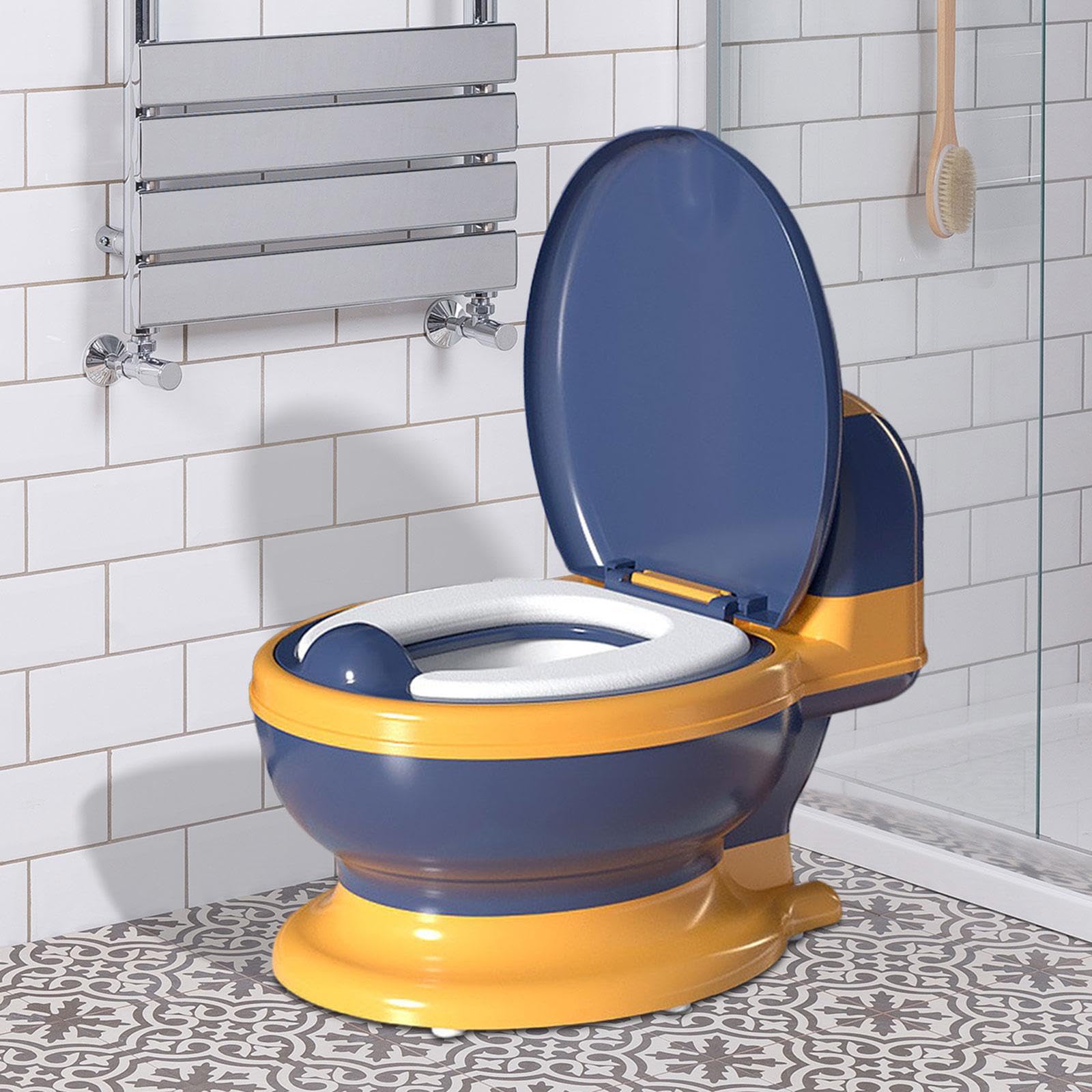 Töpfchen, Realistische Toilette, Leicht zu Reinigender Töpfchensitz, Töpfchenstuhl für Babys