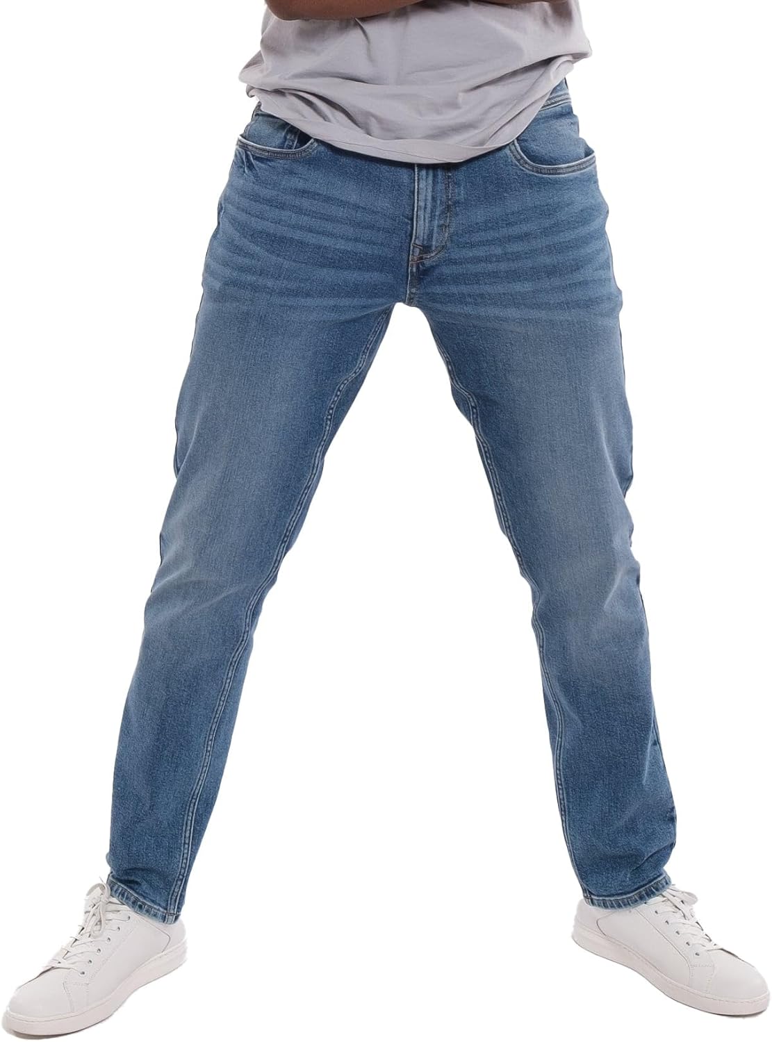 The Perfect Jean Slim Thick Slim Fit Jeans for Men, 99% Cotton Denim
