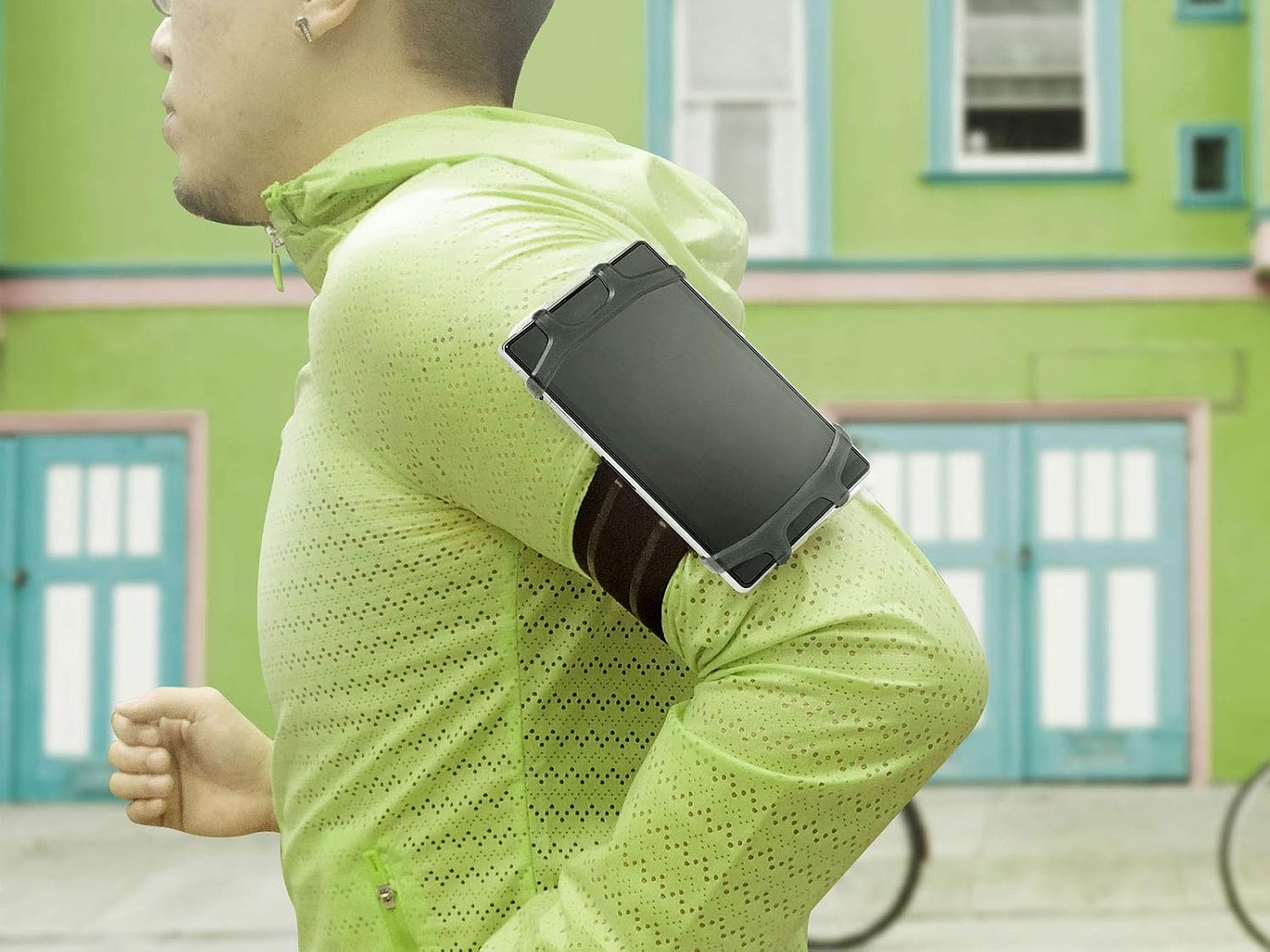 Topeak Omni Running Kit TT9853B – Armband for RideCase Series Smartphones, Reflective, Secure Fit
